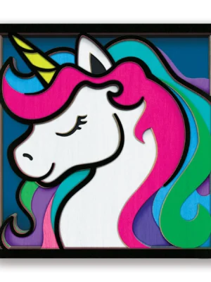 Wooden Unicorn Art Craft Kit