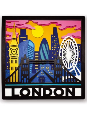 London Skyline Wooden Art Craft Kit